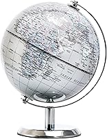 Vista 11 de Globo Antiguo Diámetro 5.5 pulgadas / 14cm - Educativo/Geográfico - Mapa en Inglés