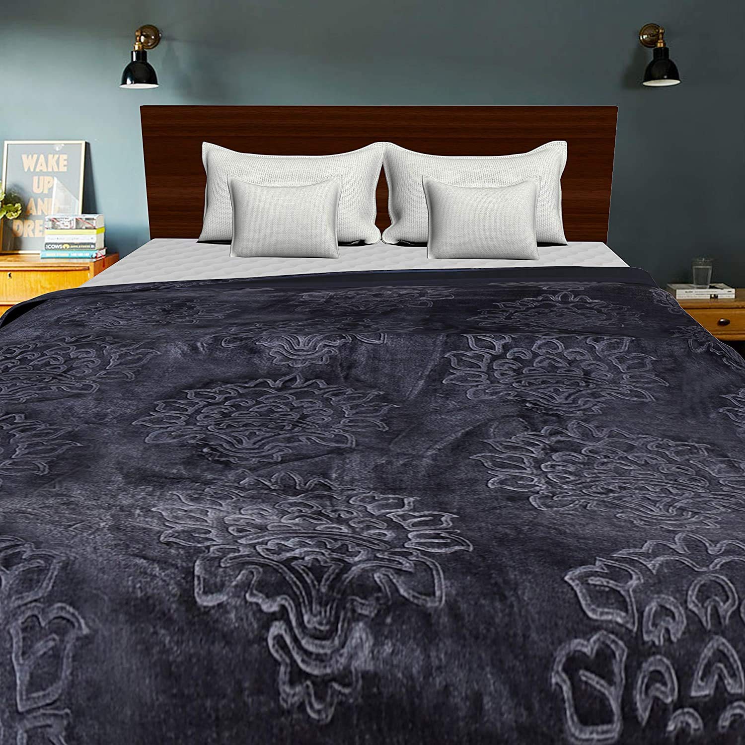 Buy Tisha Cotton Blanket for Double Bed Mink Kambal Super Soft Ultra