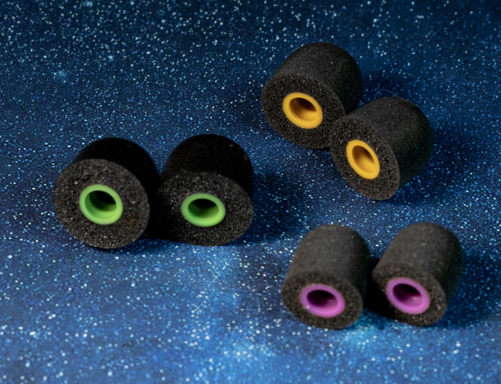 Linsoul Tripowin TP45 spiralny rowek z pianki pamięciowej, 2 pary zatyczek do uszu do monitora do uszu, odpowiednie do dyszy słuchawek 4,5 mm - 6,5 mm (L)