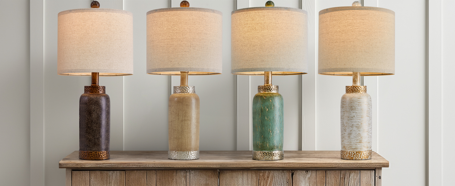 G-SAFAVA Table Lamp for Bedroom Living Room 20.25