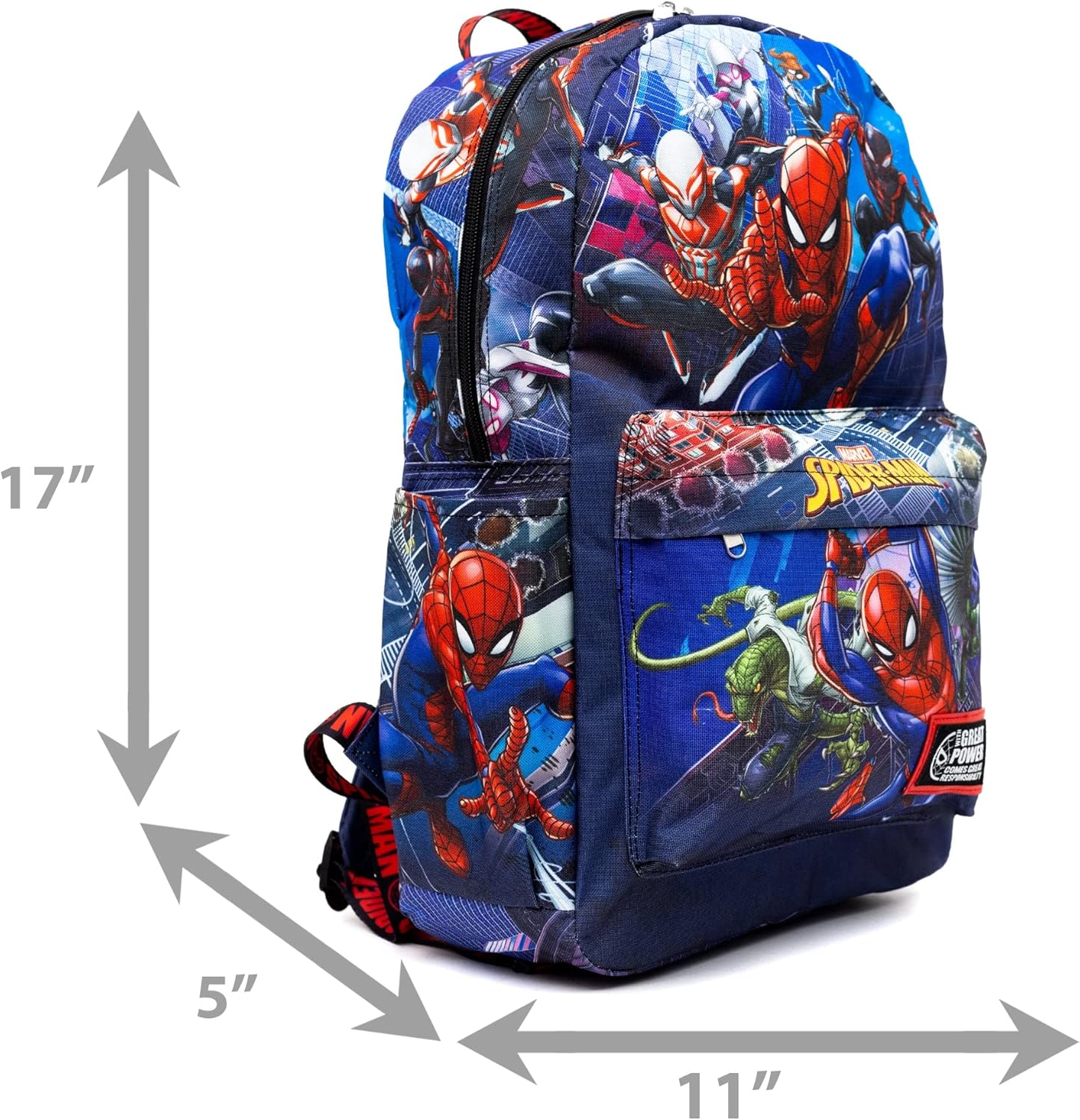 Wondapop Disney Marvel Spider-Man 17" Full Size Nylon Backpack