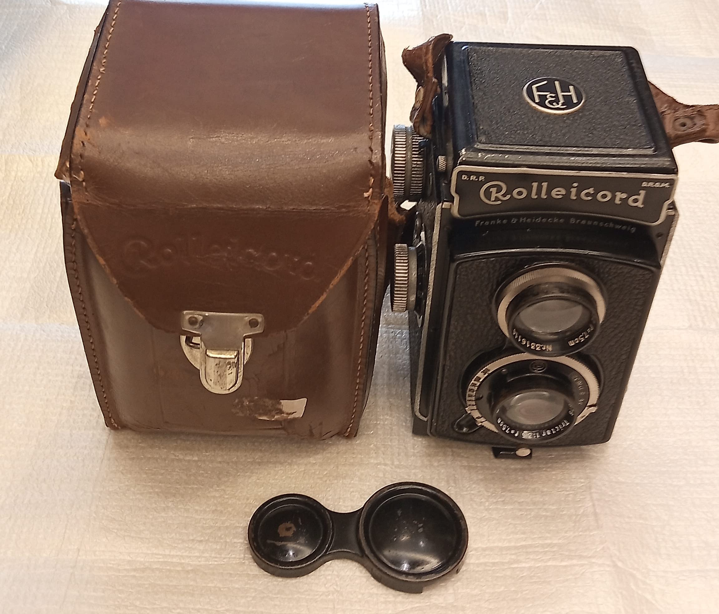 【EXC+++】 Rolleicord II Triotar TLR Camera 75mm f/ 3.5
