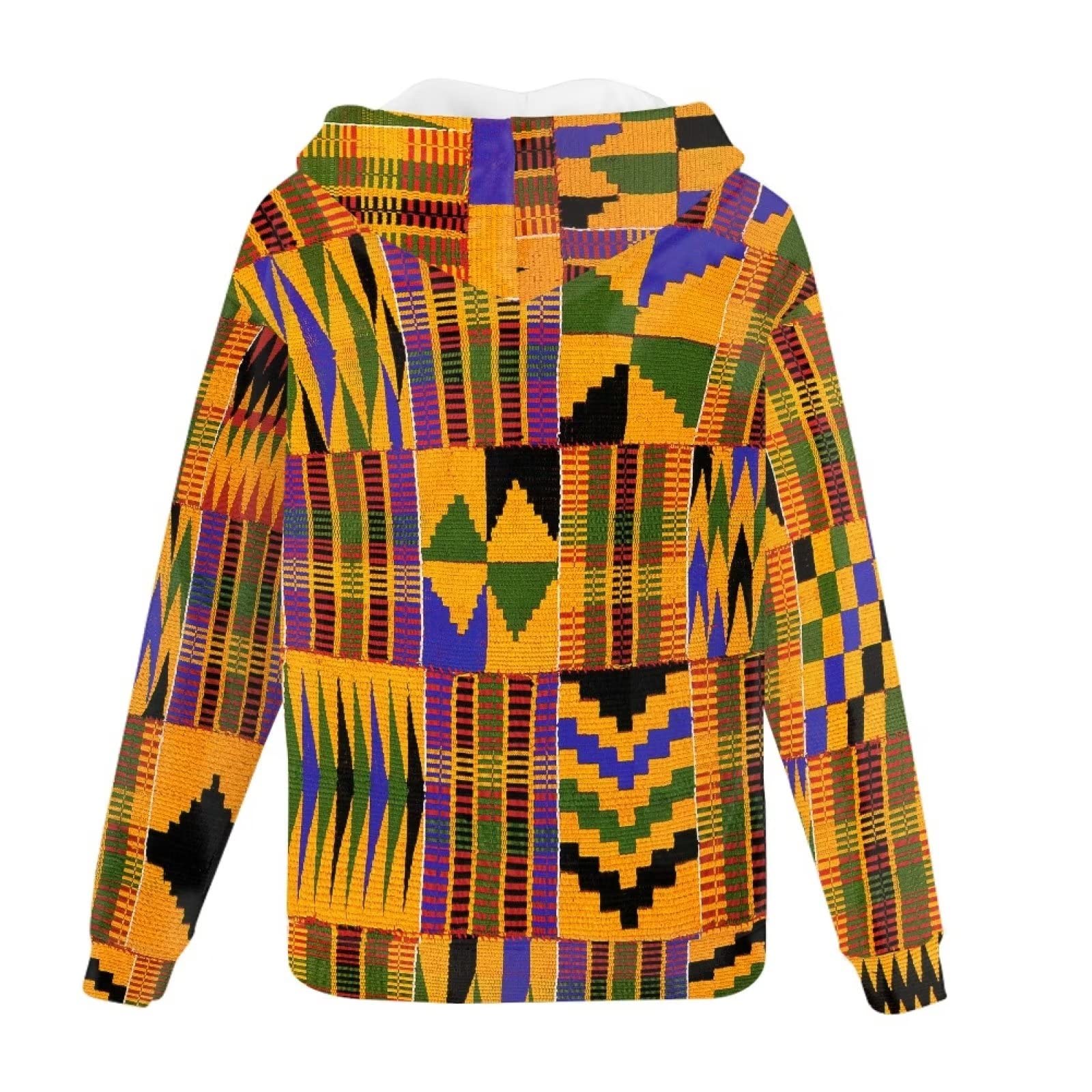 Binienty Novità Uomo Stampa Grafica Giacca Casual Felpa con Zip Intera Felpa Con Cappuccio Coulisse Con Taschino, Taglie Forti 2XS-5XL