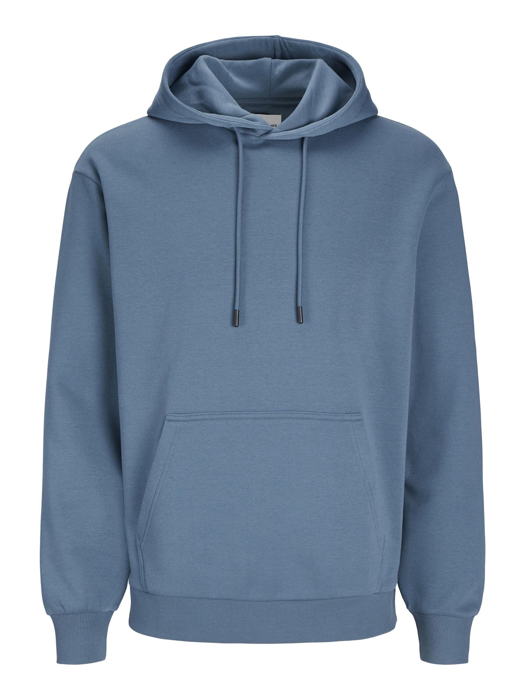 JACK & JONES Men's Jjebradley Sweat Hood Noos Sweatshirt, Oceanview, XL
