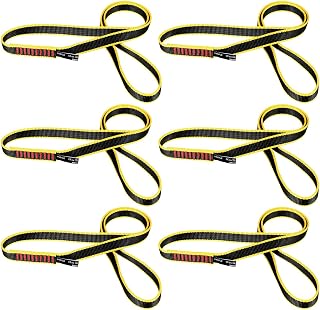 KINGTLE 20mm Nylon Climbing Sling 22kN UIAA Certified Runner - Durable Rock Climbing Webbing Straps for Mountaineering