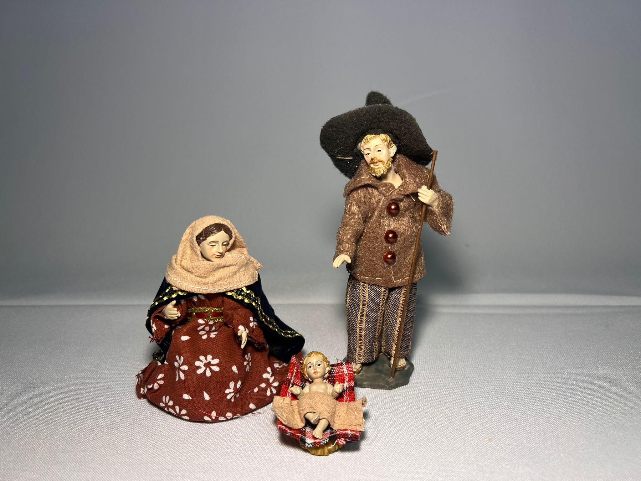 Krippenfiguren 15 teilig - 13cm (KF10) für Weihnachtskrippe Figuren Krippe Krippenstall Weihnachten Weihnachtskrippen Deko