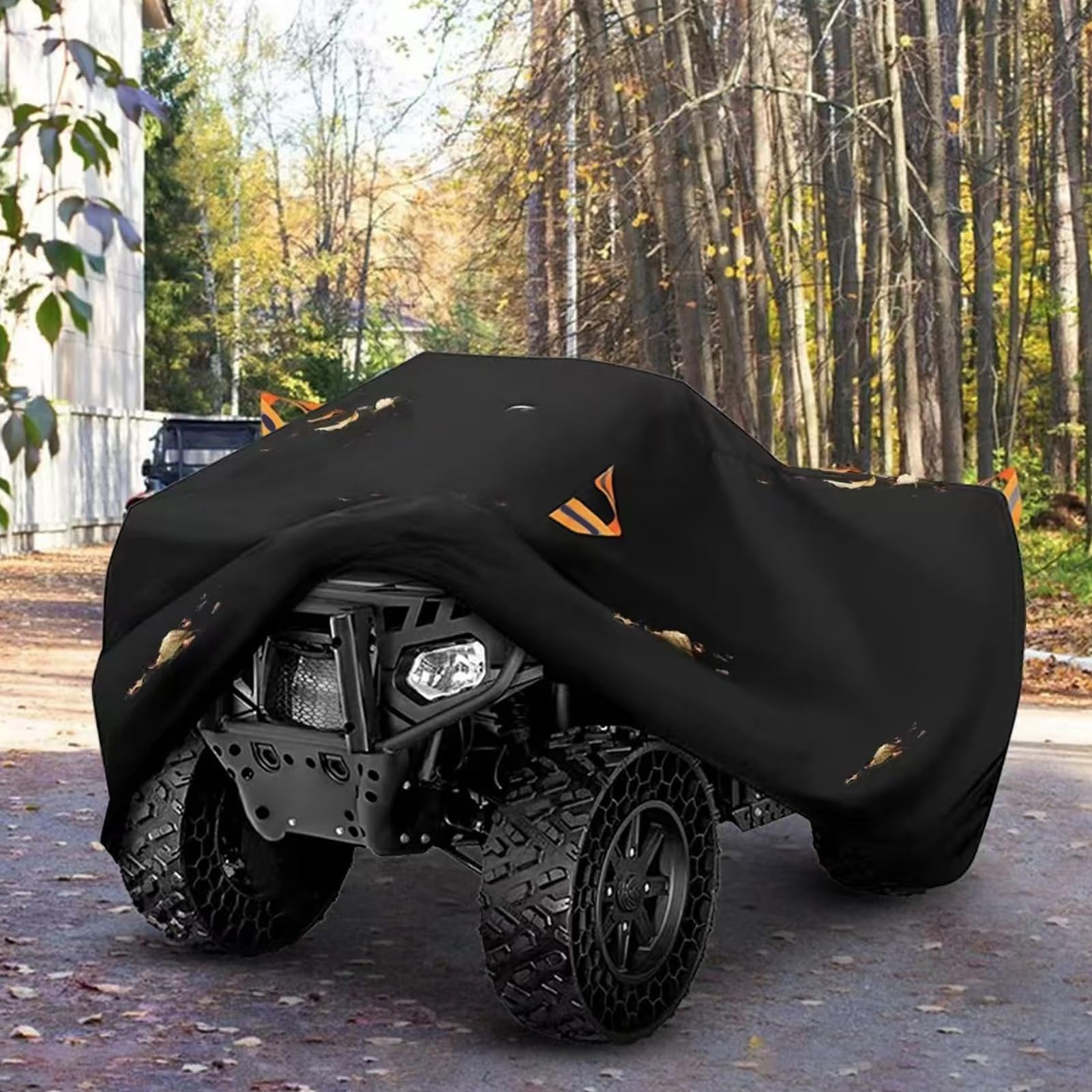 Copriquad - Telo Resistente Strappo - Copertura ATV Impermeabile | Per Parcheggio Piovoso Inverno Viaggi Stradali Spostamenti Quotidiani Deposito Garage