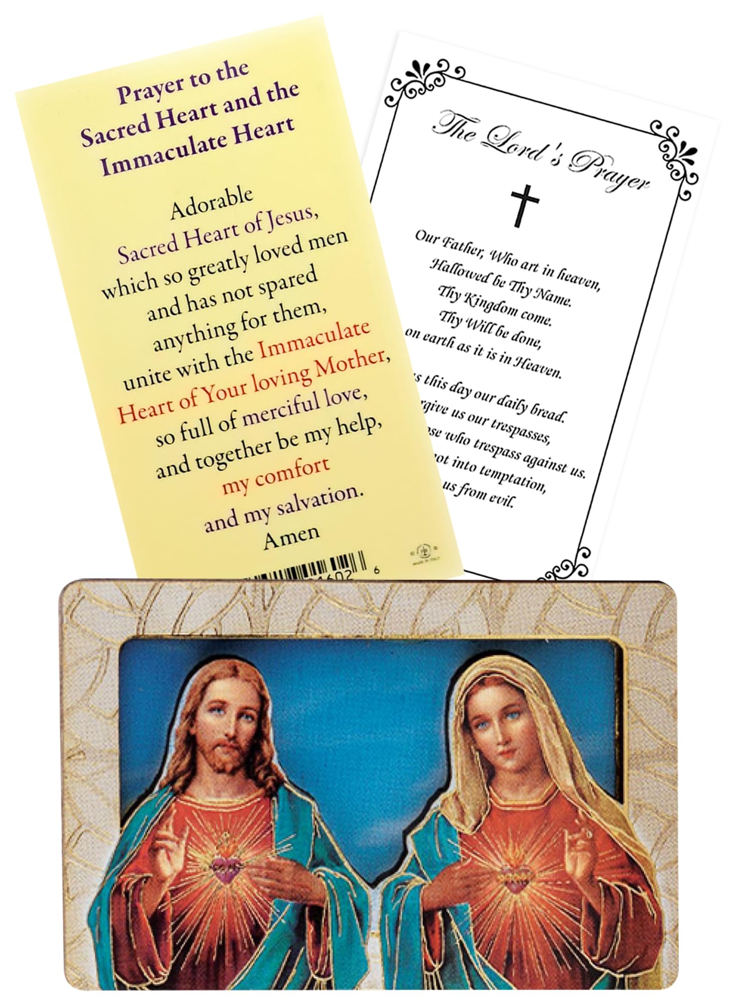 McVan Sacred Heart Prayer Pewter Medal With 24 In. Silver-Tone Chain - Foto 14