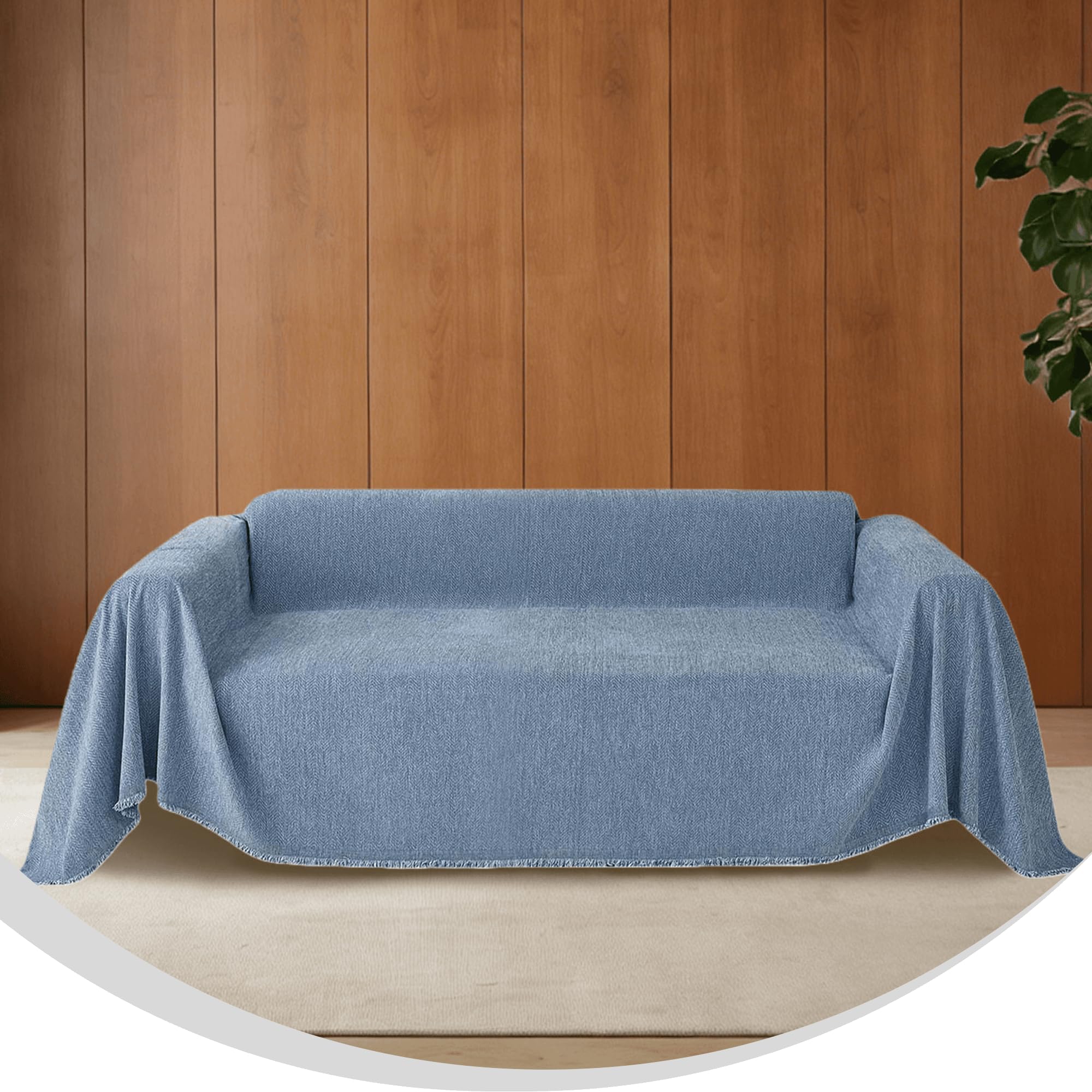 Amazon｜ソファーカバー 防水 180 x 475 cm キズ汚れ防止洗えるマルチ