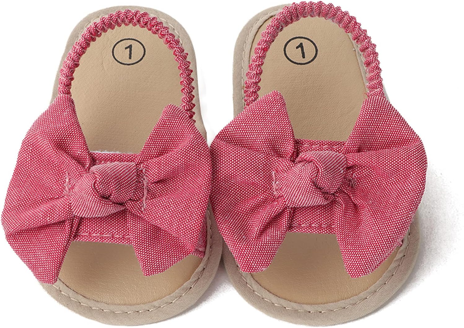 Baby Solid Girls Sandals Prewalker Toddler Children Bow Beach Shoes Baby Shoes Baby Sandals