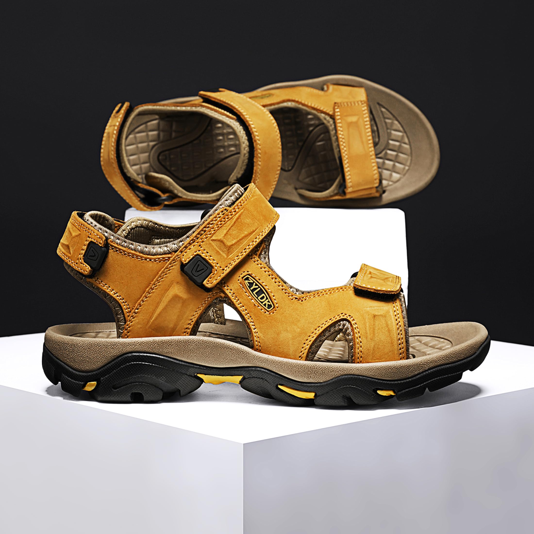 Sandalias de Senderismo para Hombres Verano Exterior Deportivas Zapatos de Montaña Sandalias de Playa Antideslizante Trekking
