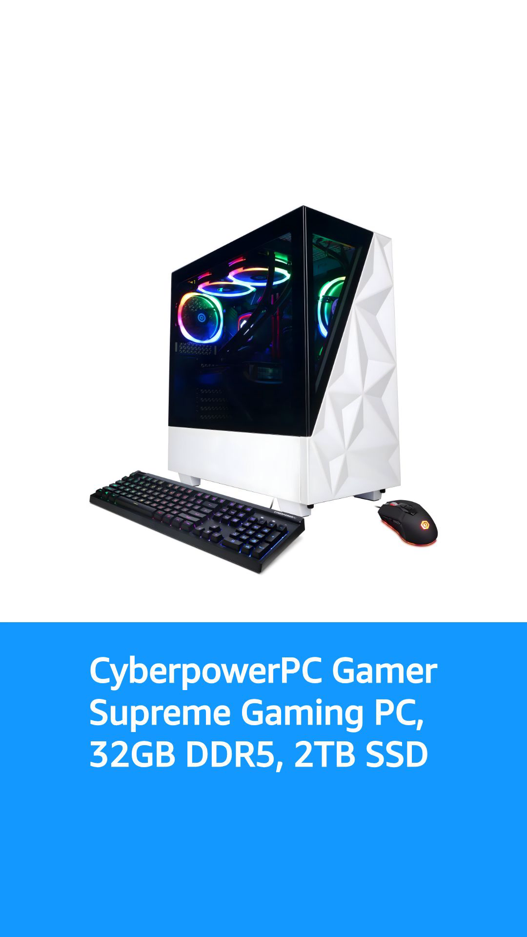 トップス PC CyberpowerPC Gamer Supreme: Powerful AMD Ryzen 7 Gaming PC