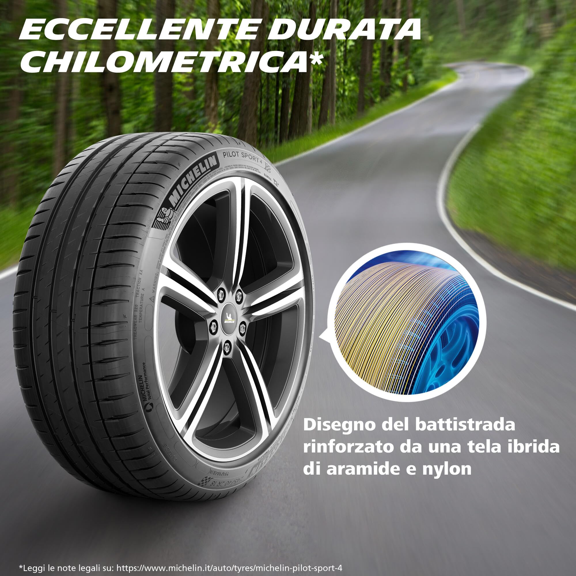 Michelin PS4 XL 235/45/R17 97 Y - Pneumatico Estivo - A/C/71