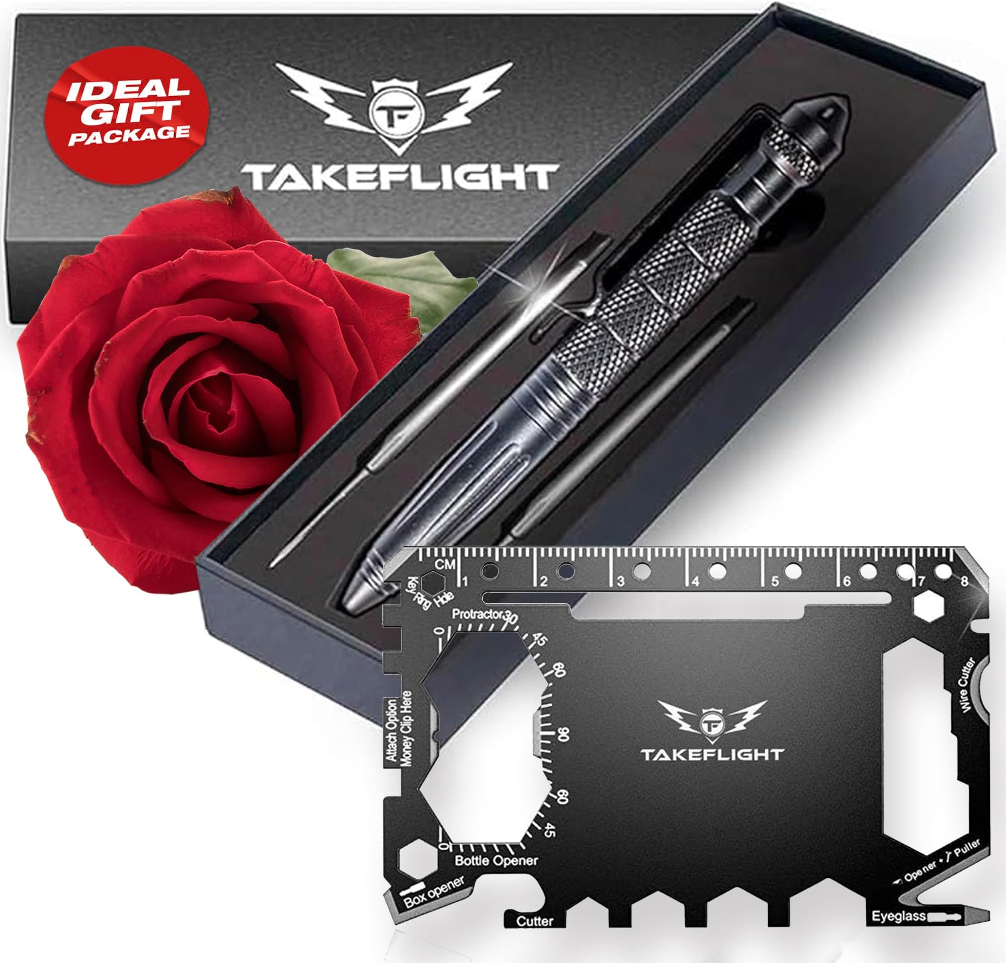 Graduation Gifts For Him TF TAKEFLIGHT Tactical Pen Multitool, Diamond ...