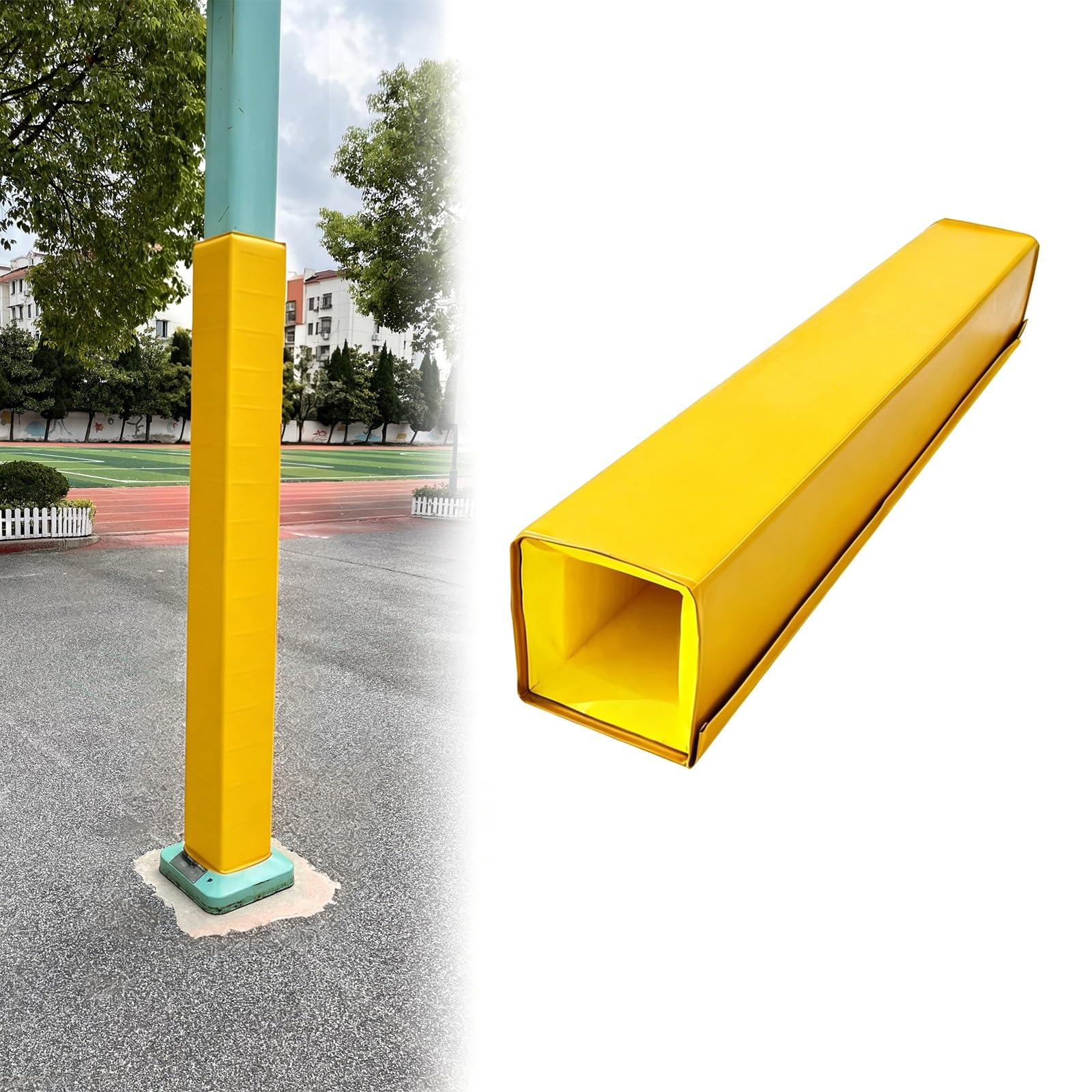 Manchon de protection en mousse autocollant de 2,5 cm d'épaisseur antichoc pour poteau