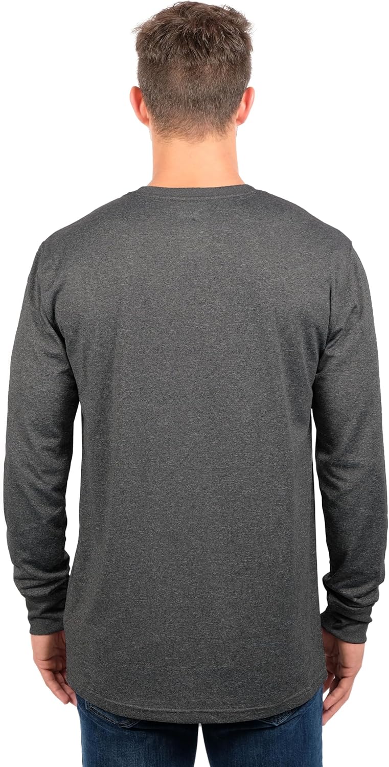 Ultra Game Men's NBA Official Super Soft Game Day Long Sleeve T-Shirt