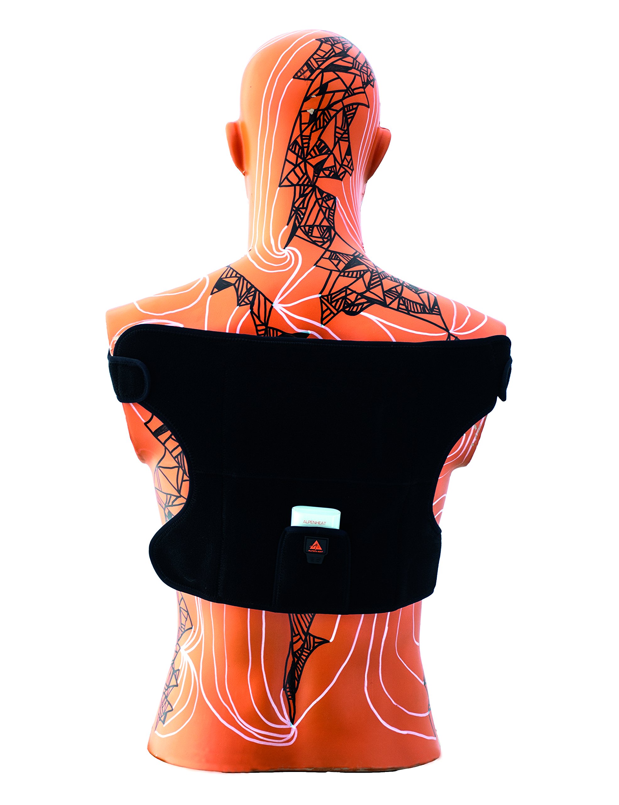 Alpenheat Unisex Fire10in1wrap Beheizte Bandage, Schwarz, Einheitsgröße EU