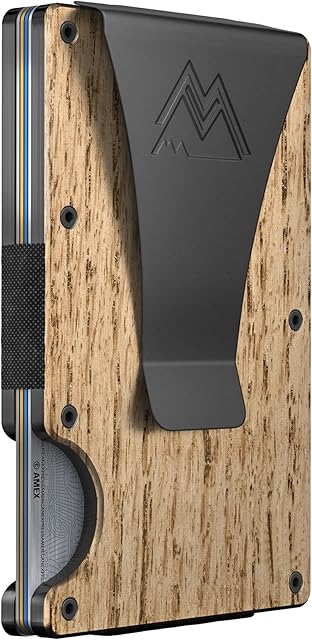 Mountain Voyage Minimalist Wallet for Men - Slim RFID Wallet I Scratch Resistant, Credit Card Holder & Money Clip, Easily Removable Money & Cards, Mens Wallets