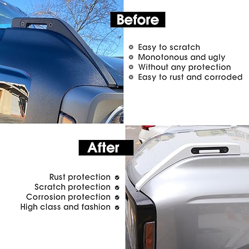 Miniatura 31 de Cubierta de visión de sendero para capó del motor, cubierta de bisagra, manijas de liberación lateral, accesorios exteriores para Ford Bronco, Negro