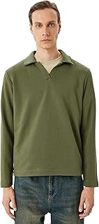 سويت شيرت برقبة بولو للرجال من كوتون