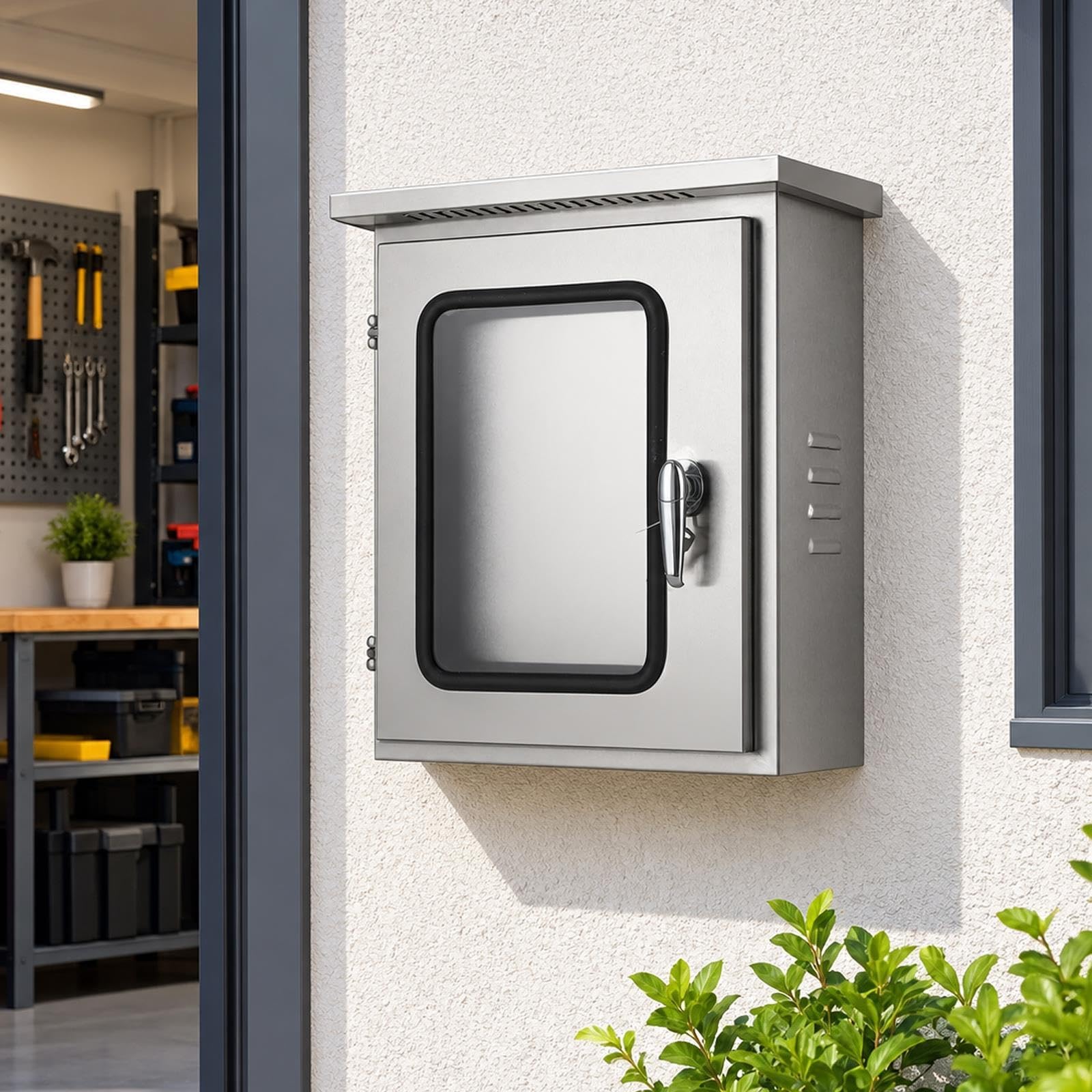 Contenitore Elettrico in Acciaio Inox Resistente, Cassetta di Derivazione