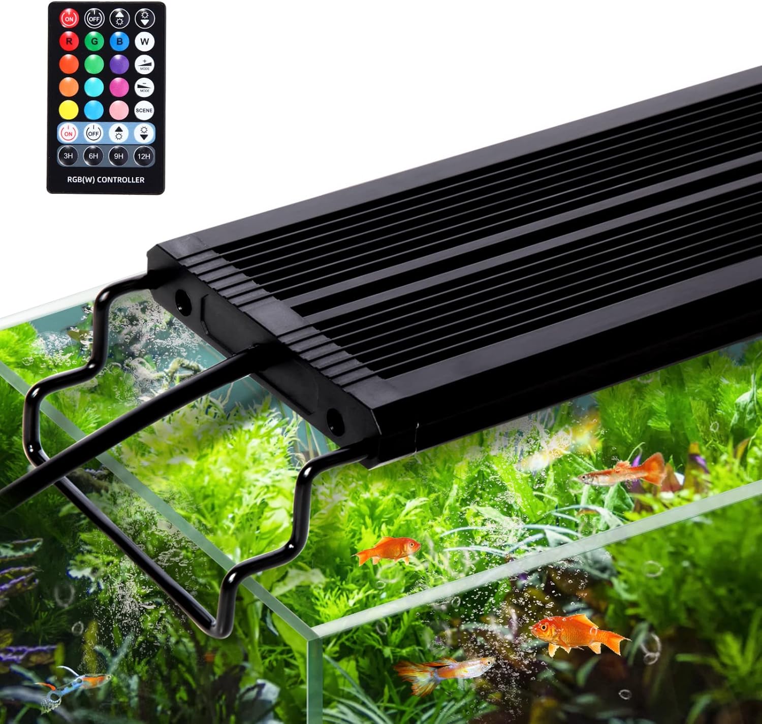 YISITONG Éclairage Aquarium, LED lampe d'aquarium W RVB Full Spectrum