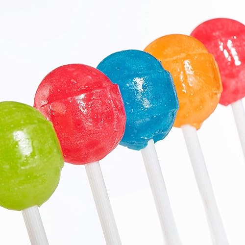Miniatura 4 de Paskesz Fun Pops  Pops con sabor a frutas, 60 unidades, (24 onzas)  Mini paletas envueltas individualmente en palitos de plástico en 5 sabores