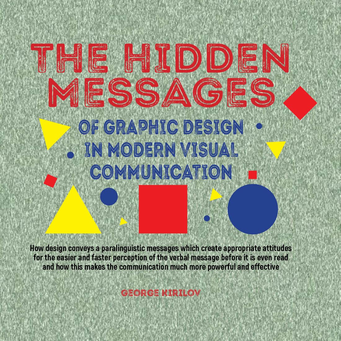 Graphic design modern communication livre e-book sur les messages cachés du design visuel