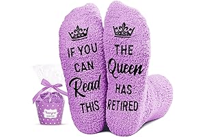 Happypop Retirement Gifts for Mom - Retirement Funny Socks for Women