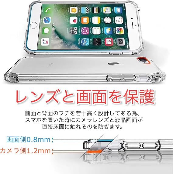 iPhone 6 6s Case, BENEFIQ Clear Shockproof US Military MIL Certified Transparent iPhone Soft Cover for iPhone6 iPhone6s