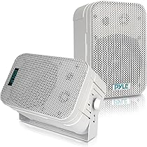 Pyle Casse Audio Impermeabili Interne, Esterne, Coppia da 13 Centimetri, Altoparlanti da Parete, Soffitto, Copertura Resistente, Speaker 200 Watt RMS, Bianco