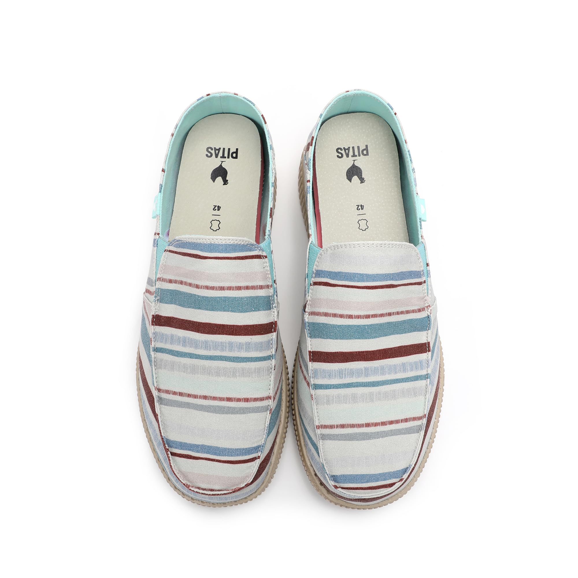 PITAS | WP150 Stripe | Mocasines de Hombre | Náuticos Casuales | Zapatillas de Vestir | Zapatos sin Cordones | Deportivas Casual | Calzado Walkinpitas