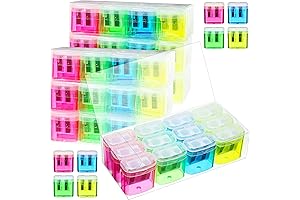Set of 96 Bulk Pencil Sharpeners: The Ultimate Sharpening Solution for Classrooms and Art Studios
