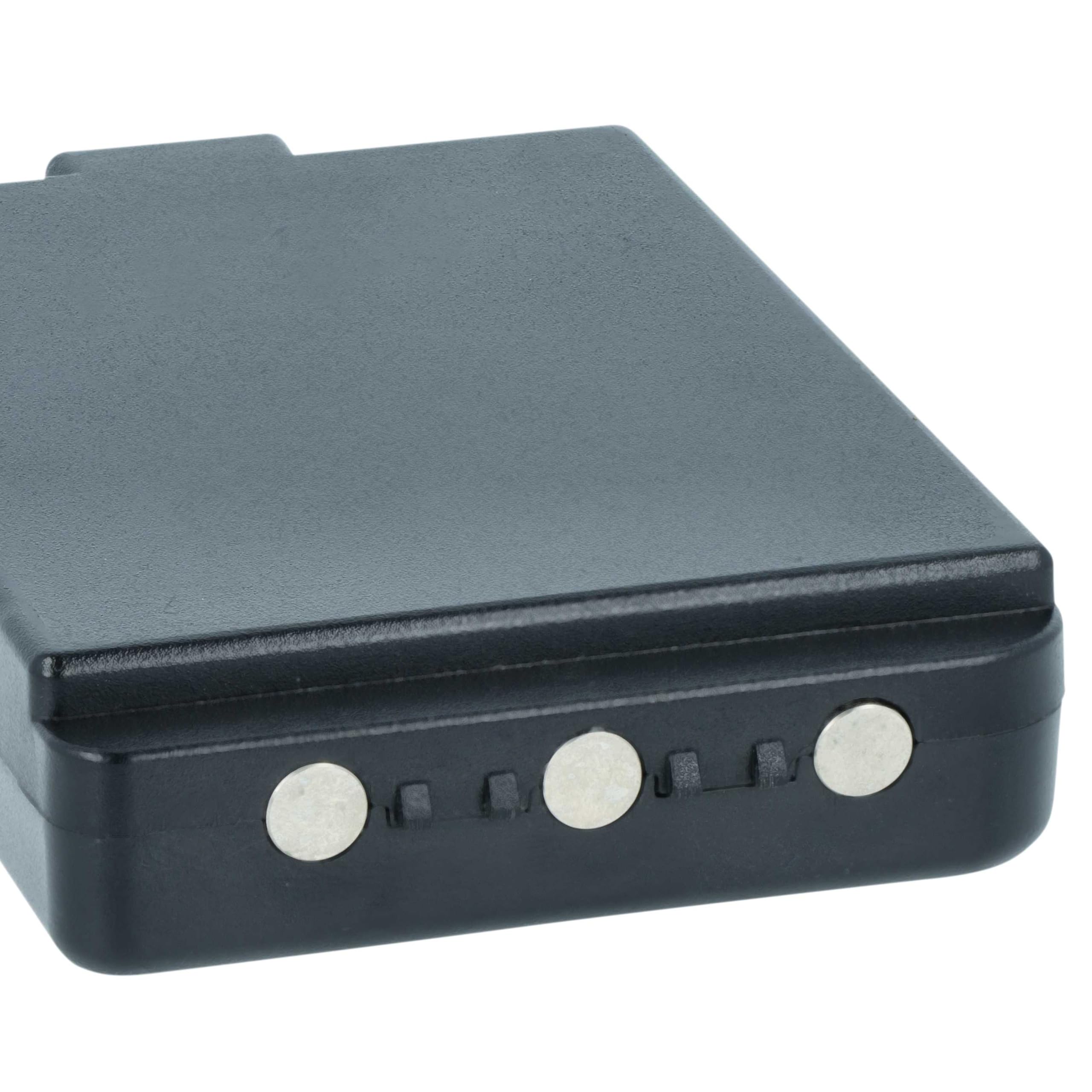 vhbw 2X batería reemplaza Autec R0BATT00E08A0, LPM02 para Mando a Distancia Industrial (1400 mAh, 7,4 V, Li-Ion)