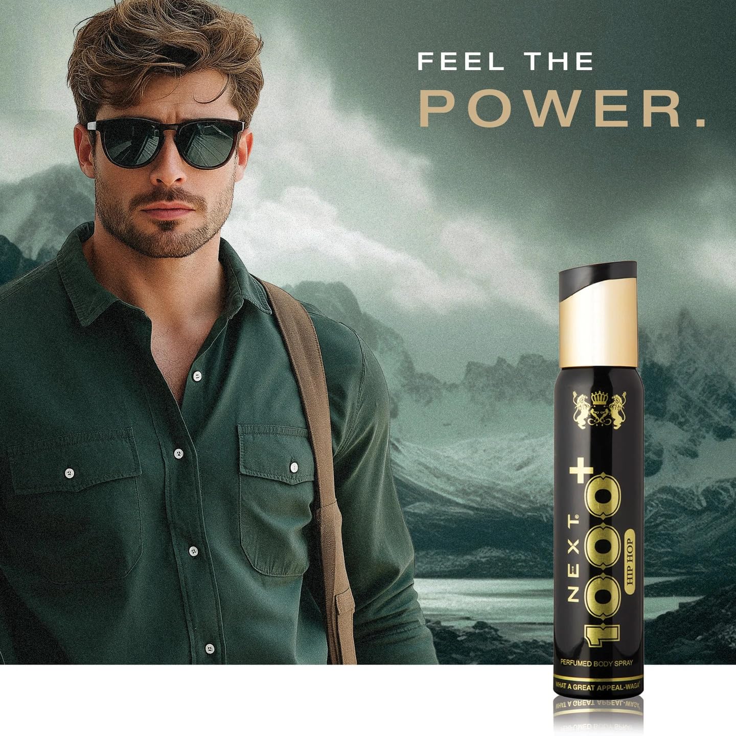 Next Care Hiphop 1000+ No Gas Deodorant for Men & Women | Odor Control | Long Lasting Body Spray | Daily Wear Deo, 150ml 4