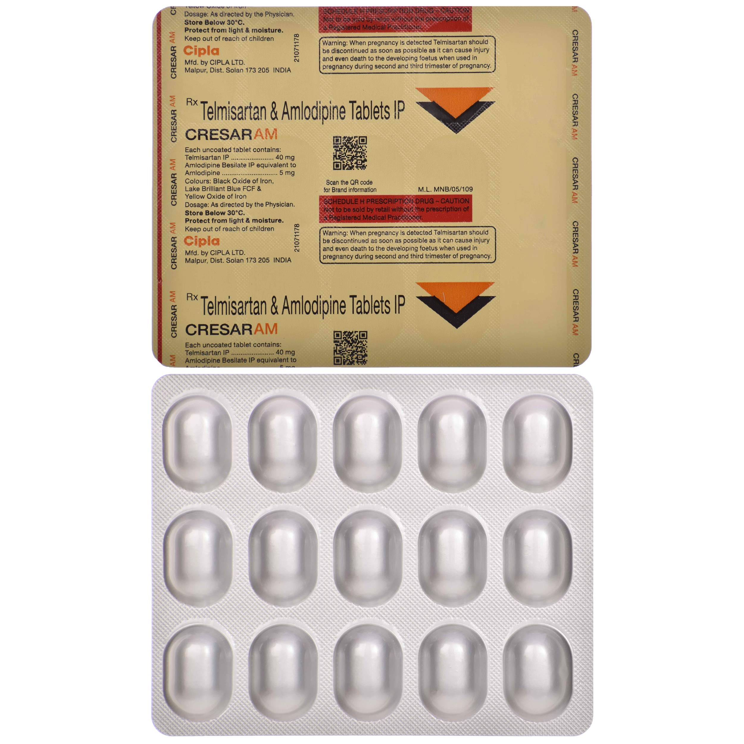 Cresar AM - Strip of 15 Tablets