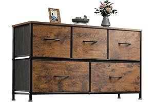 WLIVE 5-Drawer Dresser: Chic and Practical Liquidation Furniture