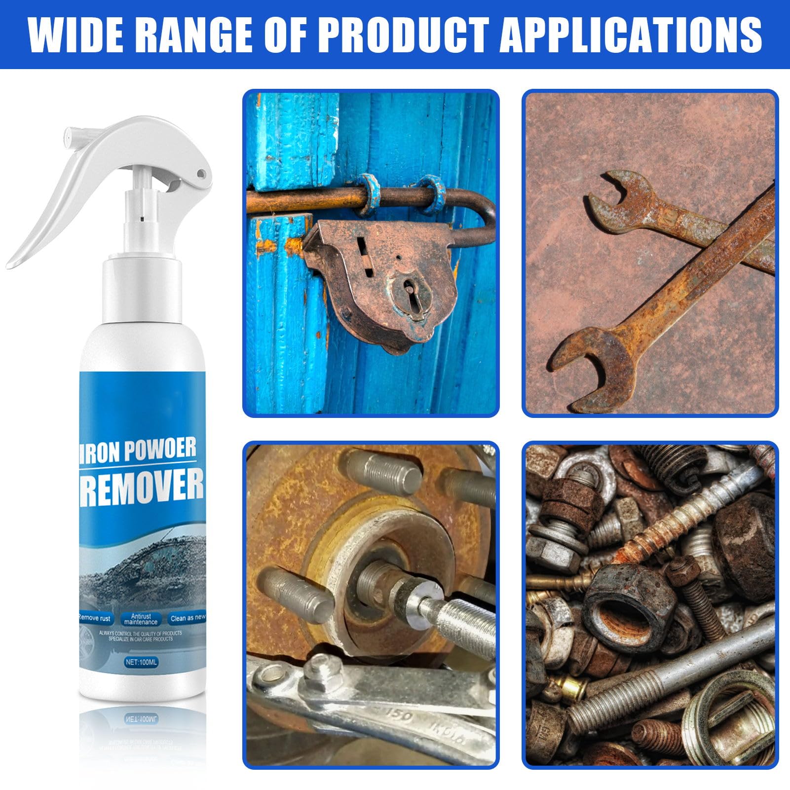 Opryskiwacz do usuwania rdzy, spray do usuwania rdzy, spray do usuwania rdzy, usuwanie rdzy, uniwersalny środek do usuwania rdzy, czyszczenie konserwacyjne samochodu odrdzewiacz, odrdzewiacz do metalu