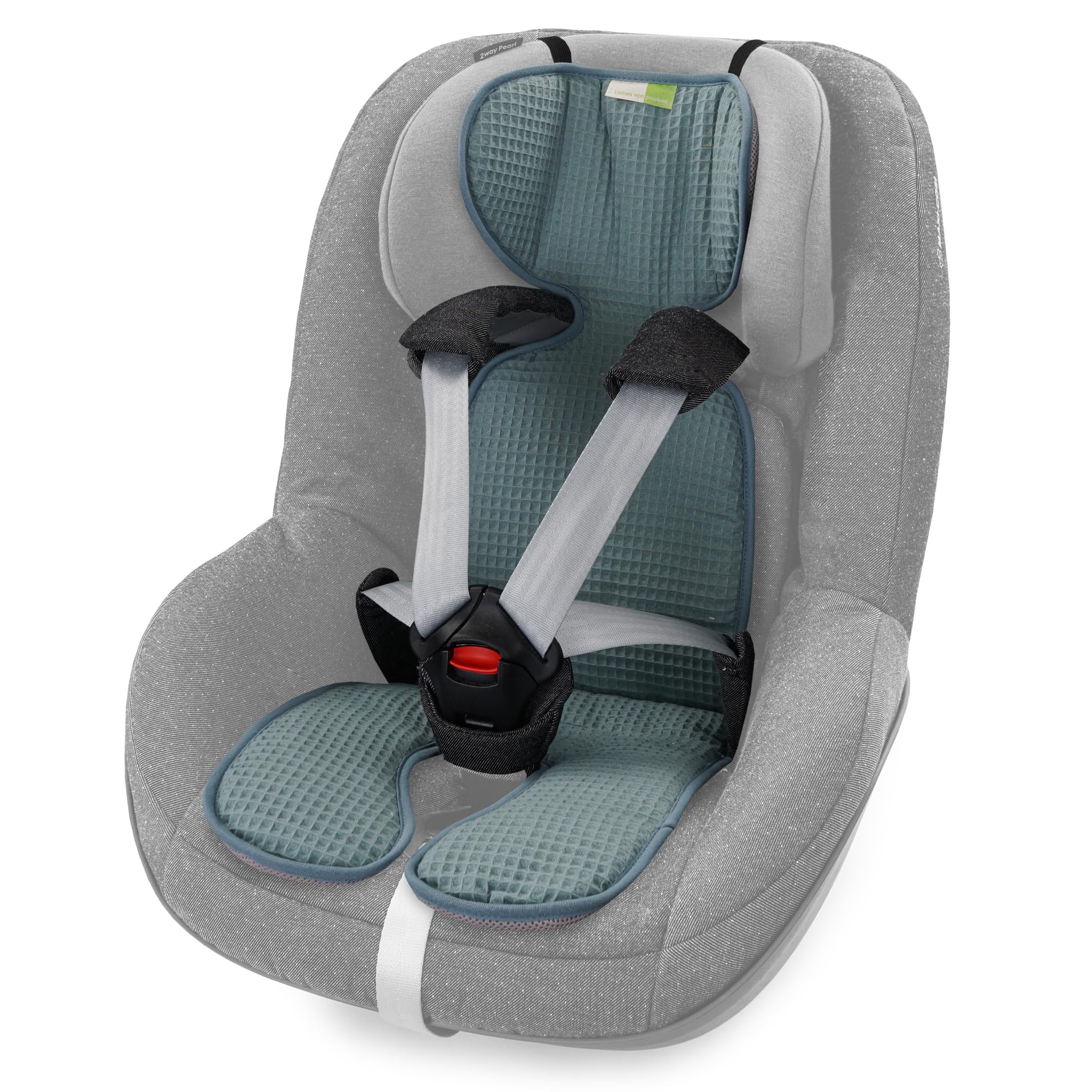 Coolair Sitzauflage für Kindersitze Gruppe 1 (9 kg bis 18 kg) I Atmungsaktive Sommer Sitzeinlage Autositz I Sommerbezug - Kühlt und schützt den Sitzbezug vor Flecken