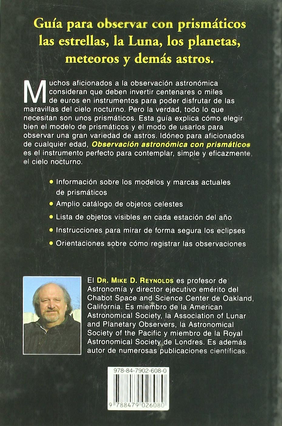 Observación astronómica con prismáticos