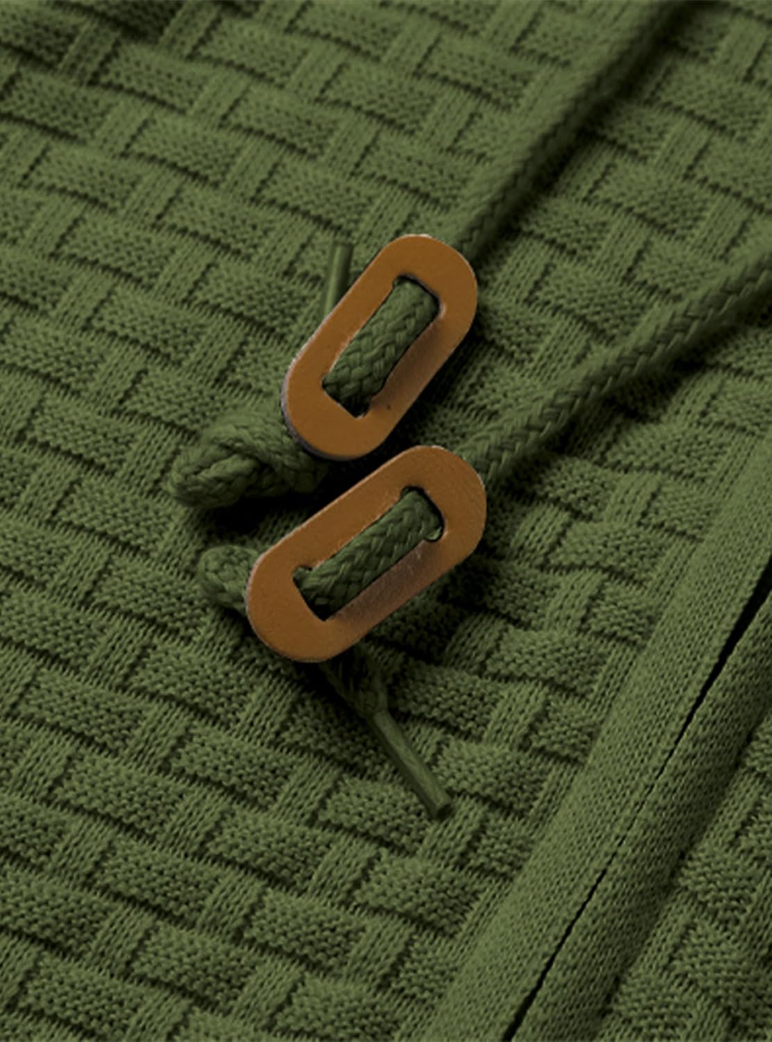 Zaitun Men's Full Zip Up Hooded Cardigan Sweater with Pockets - Image 5