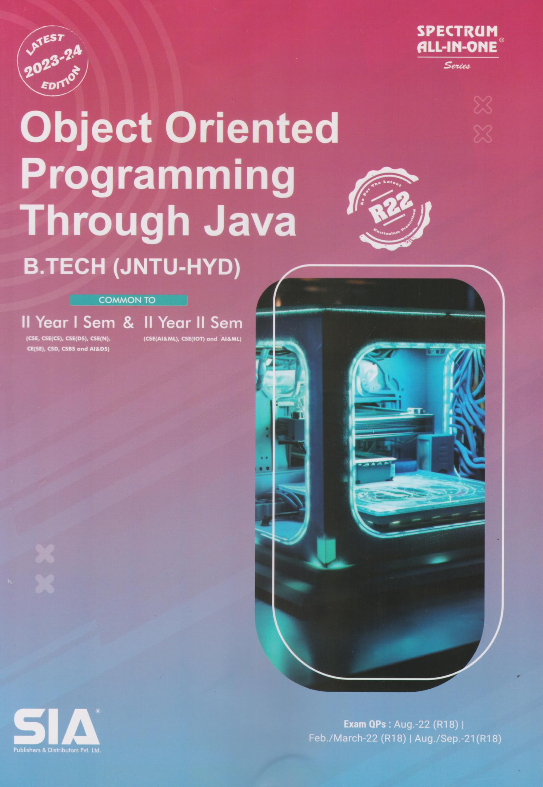 Object Oriented Programming Through Java (Common To B.Tech JNTU-HYD CSE II-Year I-Sem & II-Year II-Sem) Latest 2023-24 Edition Paperback – 23 November 2023