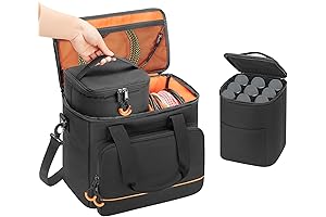 9 Slots Wireless Microphones Travel Carrying Case
