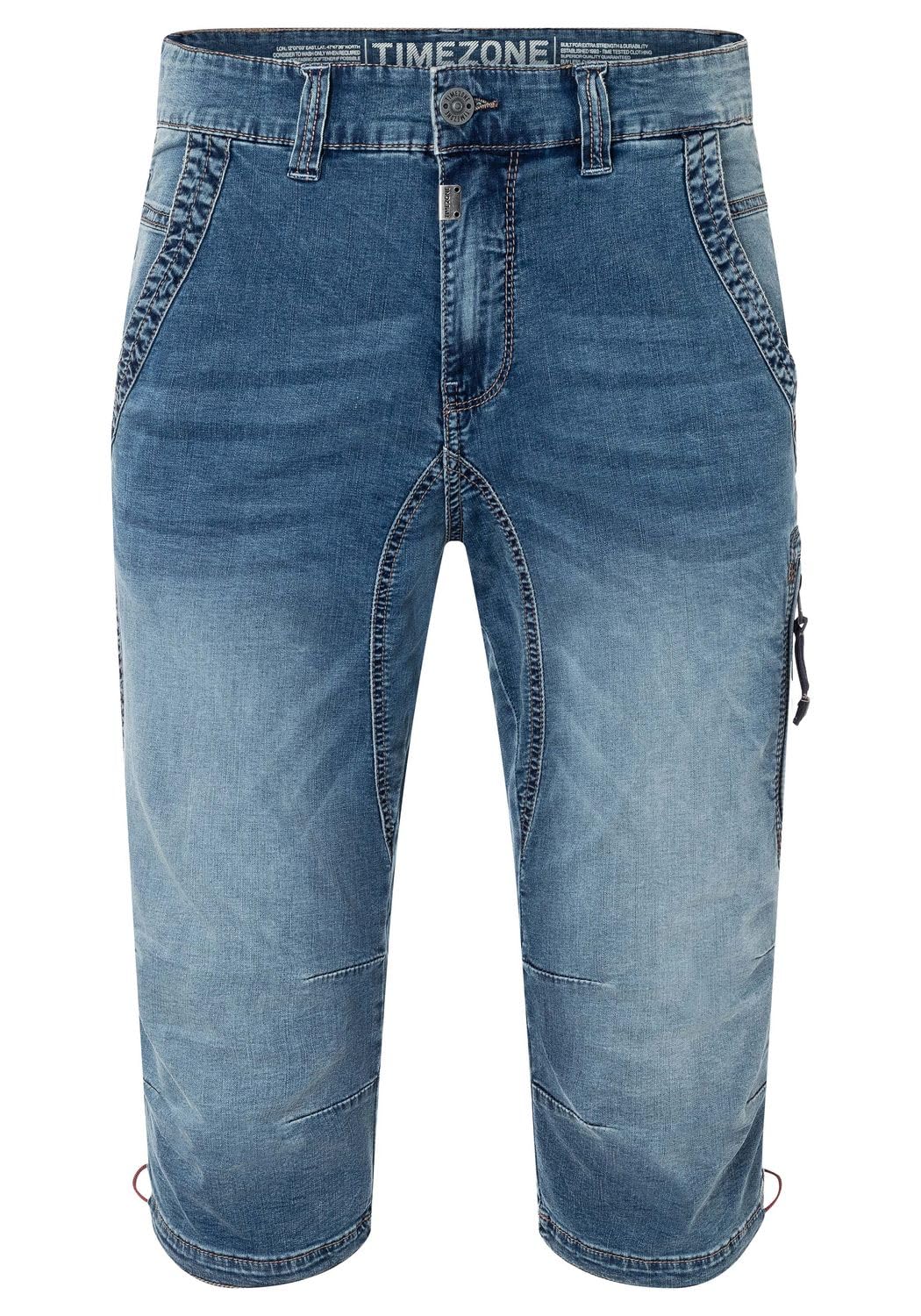 Timezone Herren 3/4 Jeans Shorts 25-10027 ConnorTZ knielange Jeanshose