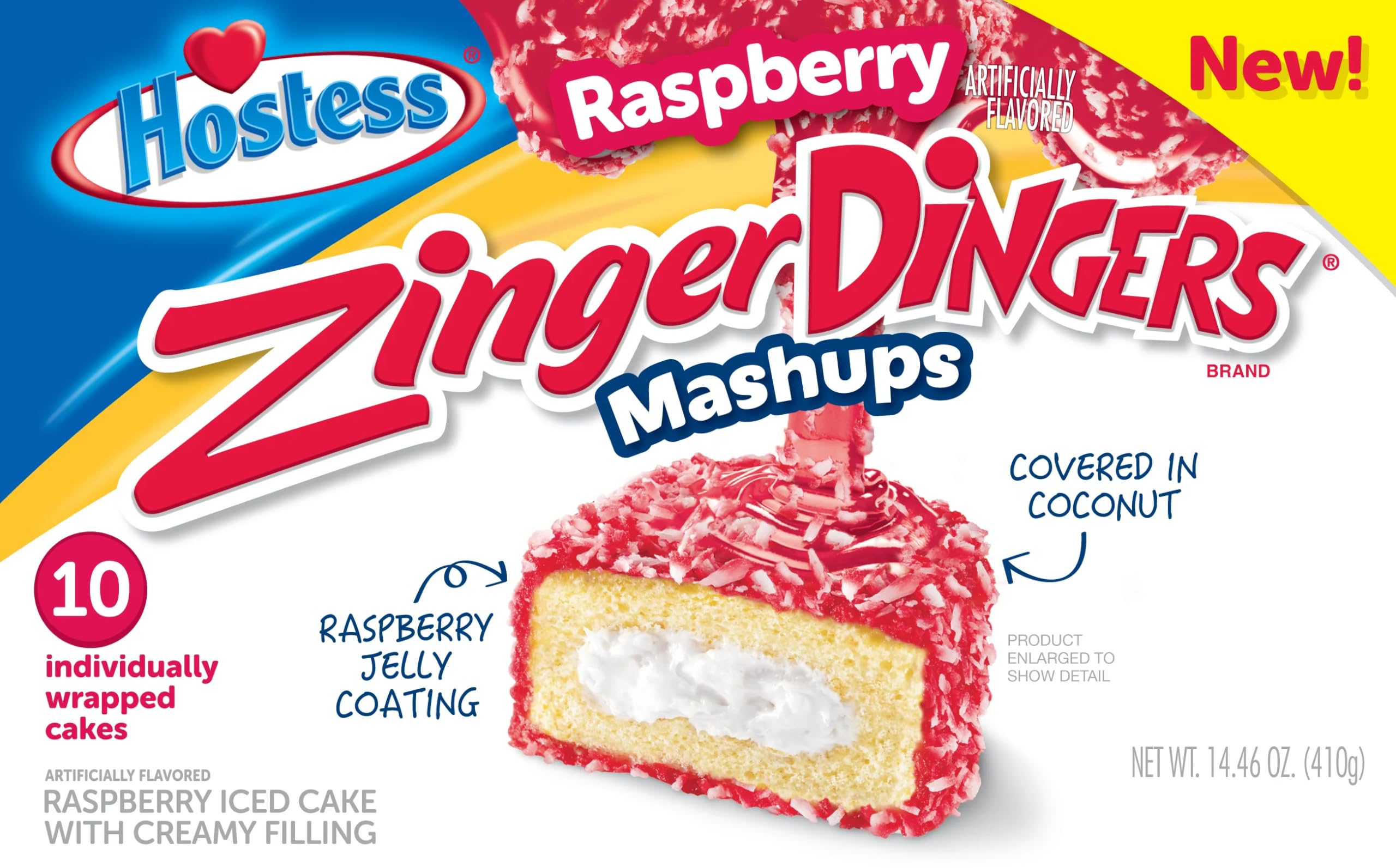 Mashups Raspberry ZingerDingers (14oz Package)