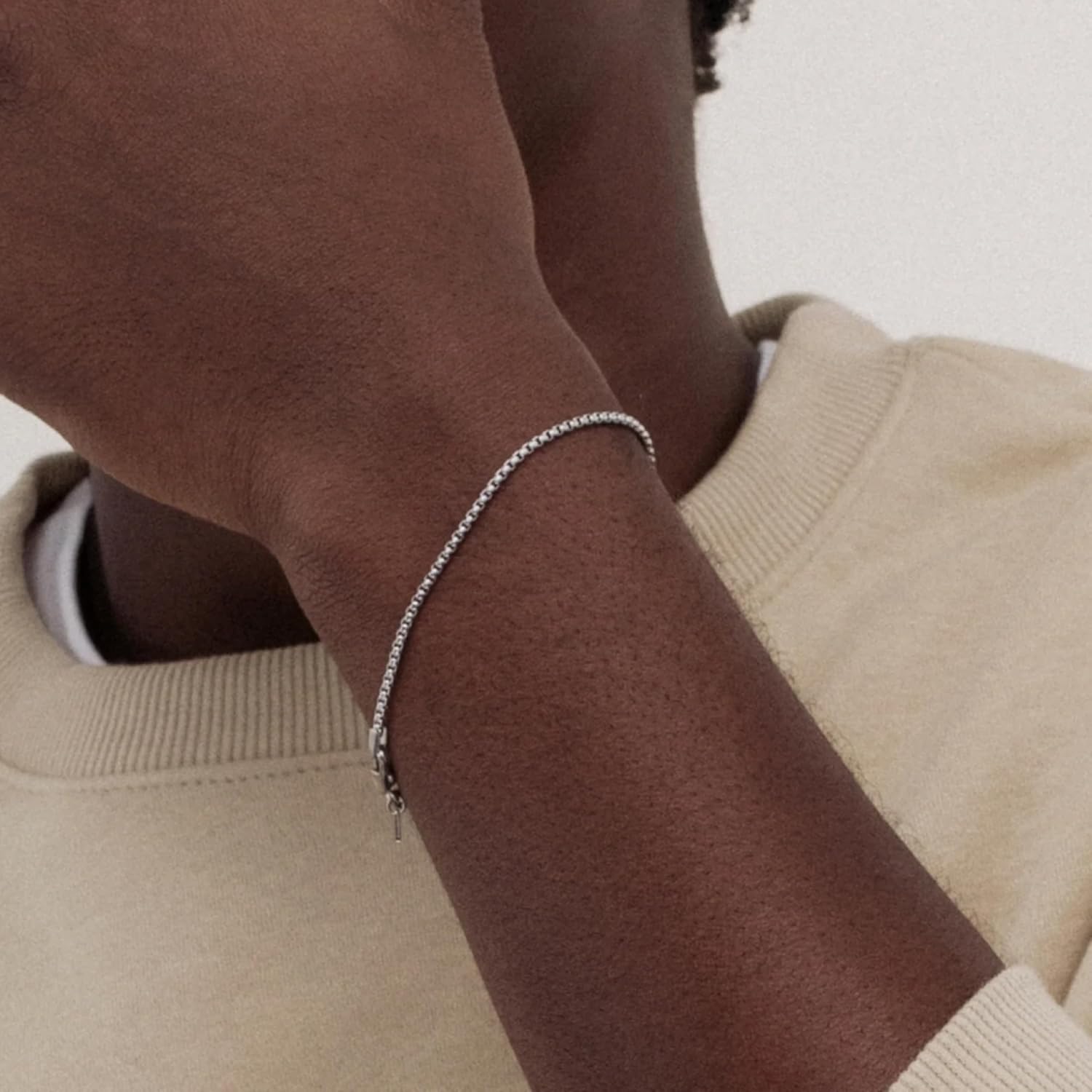 OCTO Bracelet for Men - Mens Chain Bracelet Silver & Stainless Steel Jewelry for Every Occasion - Top Accessories for Men - Waterproof Sweatproof No Tarnish for Everyday - Image 3