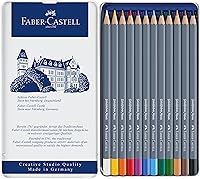 Vista 2 de Faber-Castell Goldfaber Aqua - Lápices de acuarela preafilados (12 unidades)
