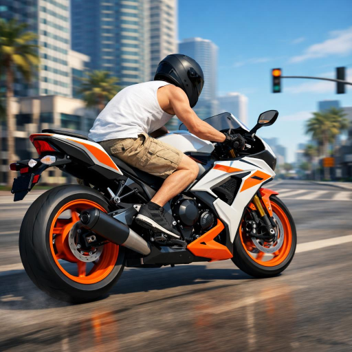 Real Moto Rider: Traffic Race:Bike Highway Extreme Stunt Racing
