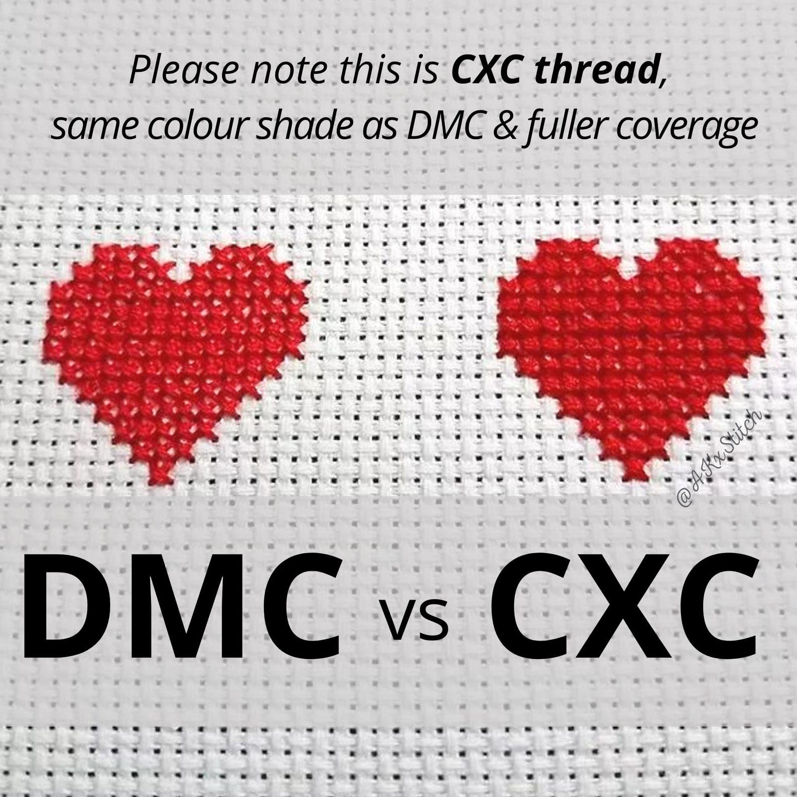 CXC Blanc ciepły biały stożek nici do haftu krzyżykowego, dopasowanie kolorów DMC, haftowana nić bawełniana cięta na metry (pełny stożek około 800 m)