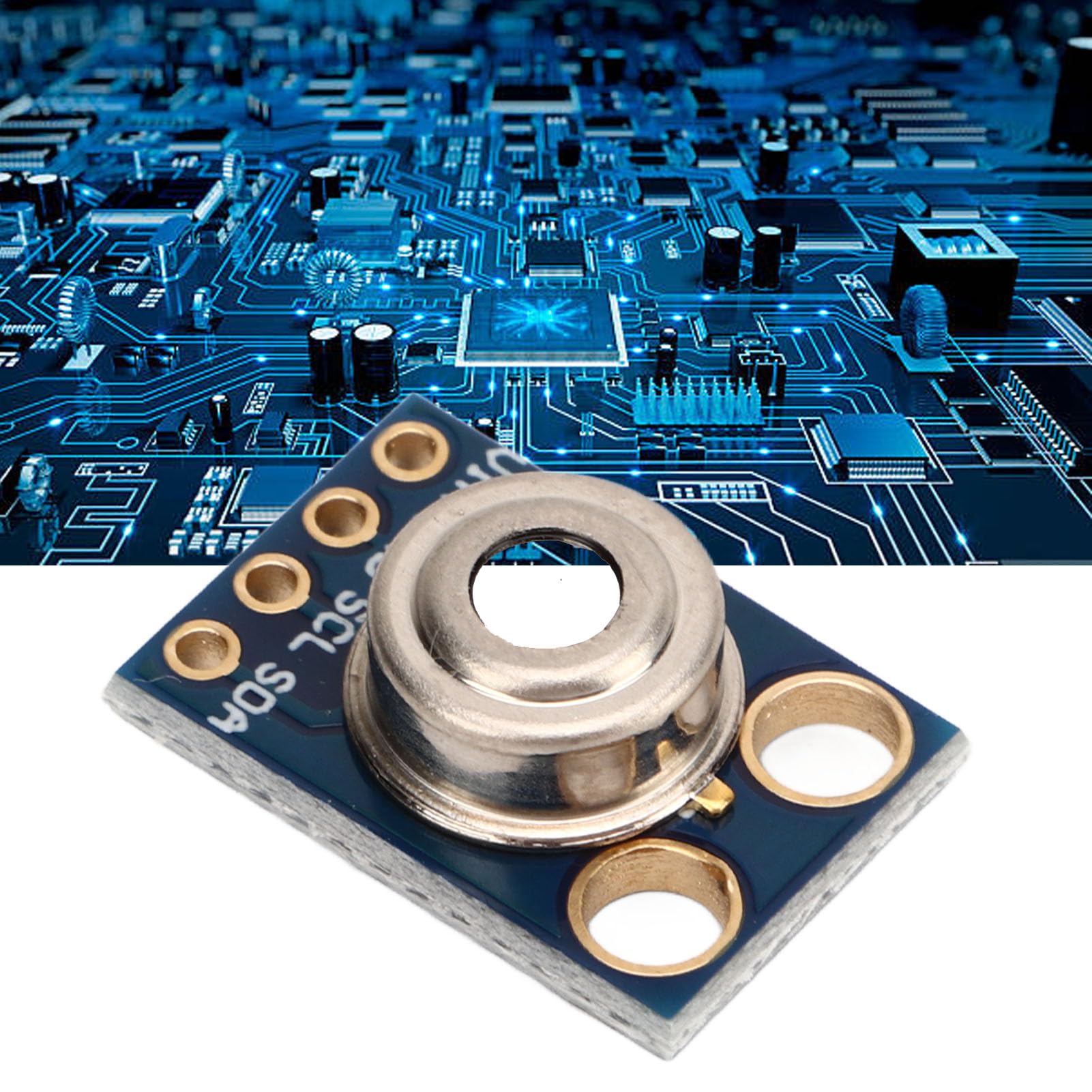 Infrared Thermometer Sensor Module, Portable Infrared Temperature Sensor Module 3V 0.5? Accuracy with Digital Interface for Industrial Buildings